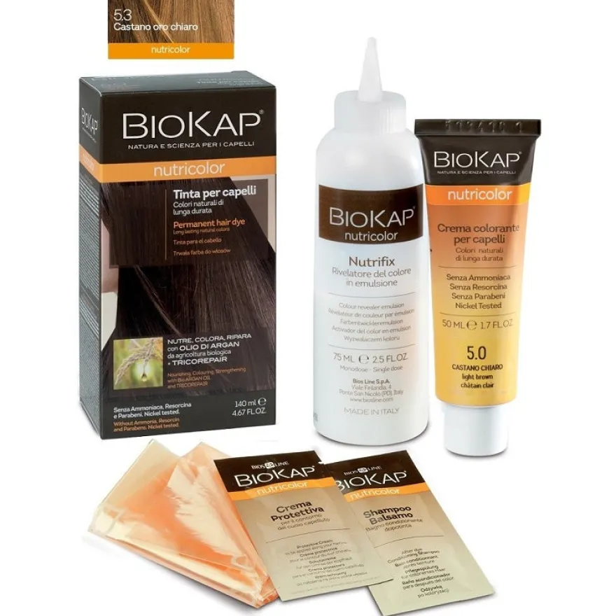 Biokap Nutricolor Tinta Capelli 5,3 Castano Oro Chiaro