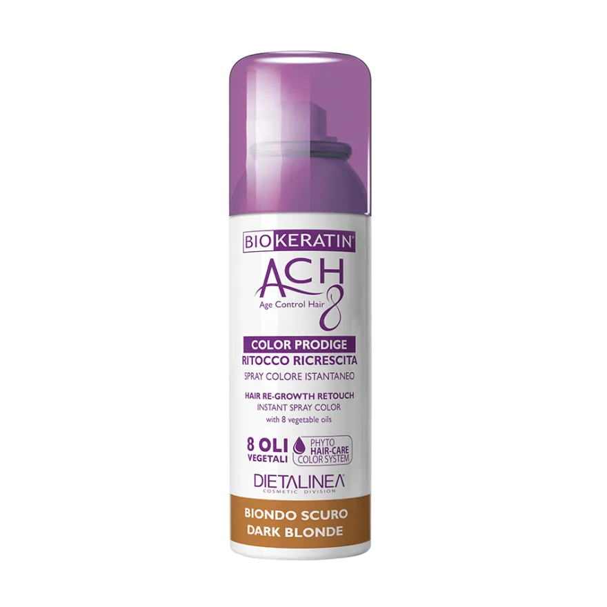 Biokeratin Ach8 Ritocco Ricrescita Spray Biondo Scuro 75ml