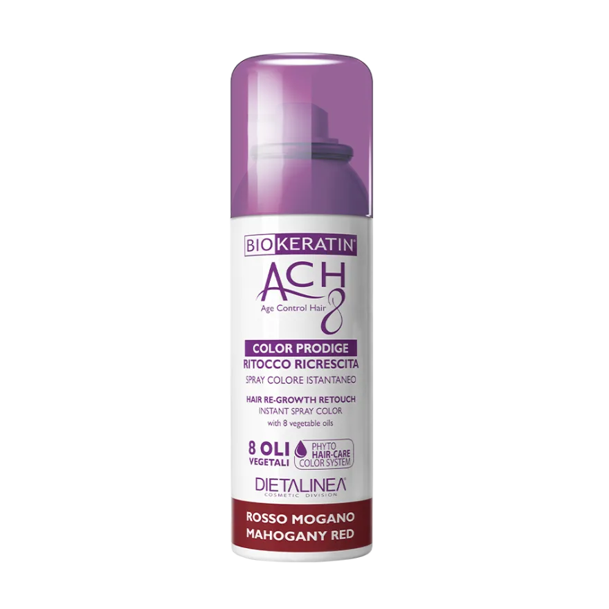 Biokeratin Ach8 Ritocco Ricrescita Spray Rosso Mogano 75ml