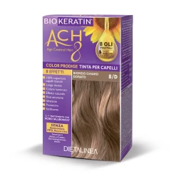 Biokeratin Ach8 Tinta Per Capelli Biondo Chiaro Dorato 8/D