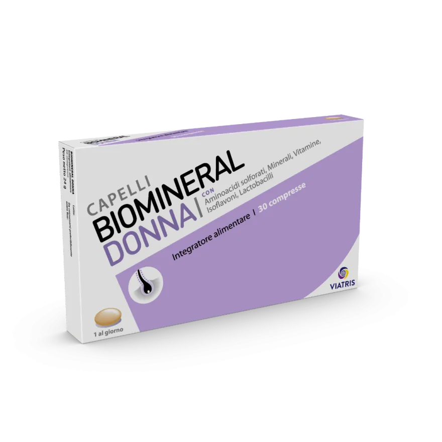 Biomineral Donna 30 Compresse - Integratore Capelli e Unghie
