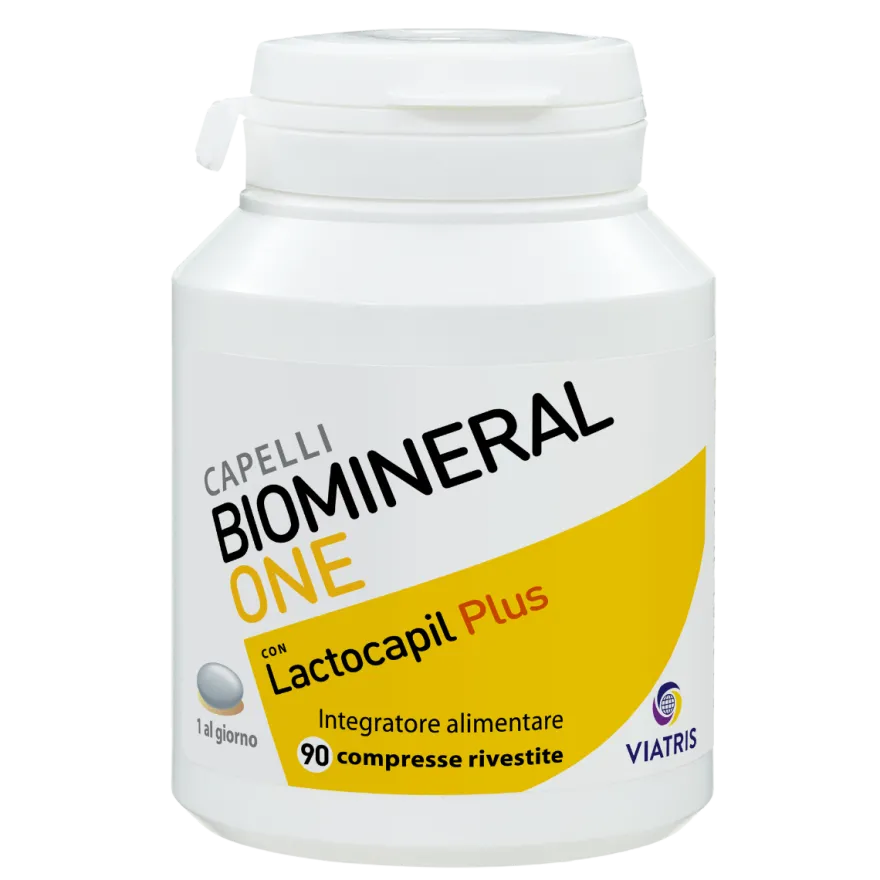 Biomineral One Lacto Plus Capelli 90 Compresse - Rinforza Capelli