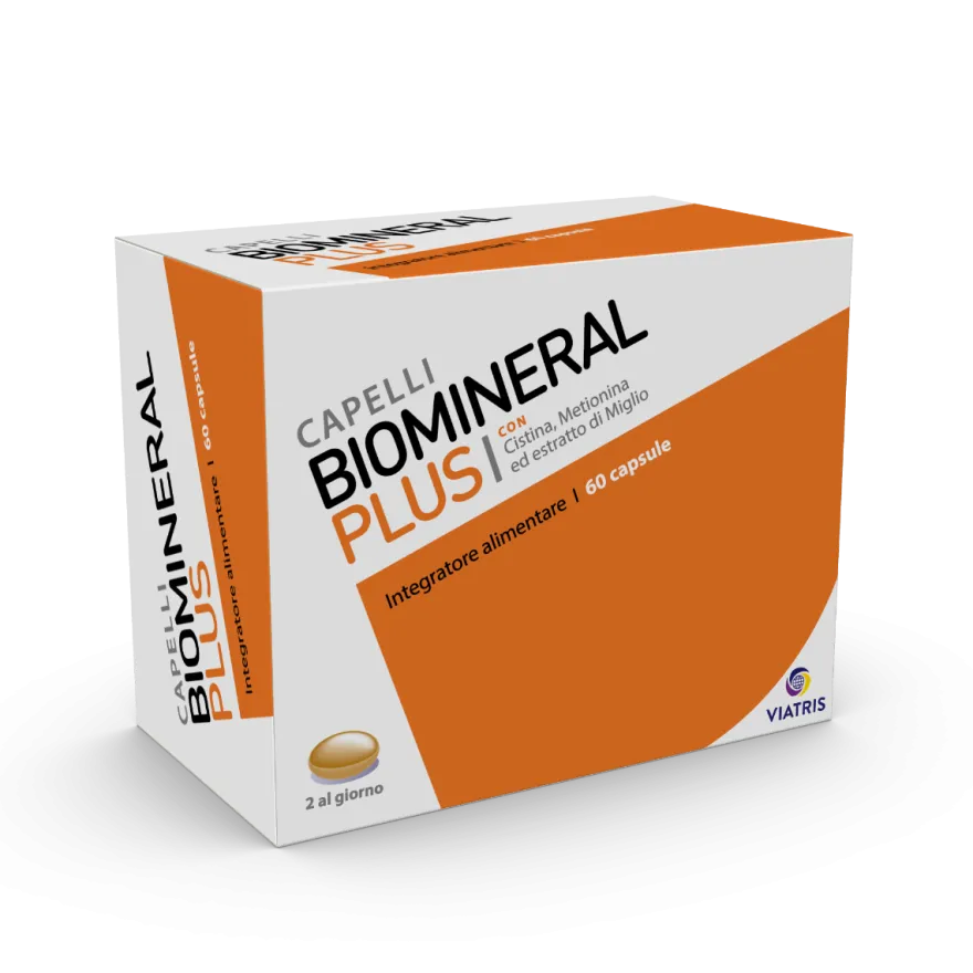 Biomineral Plus 60 Capsule - Integratore per Capelli e Unghie