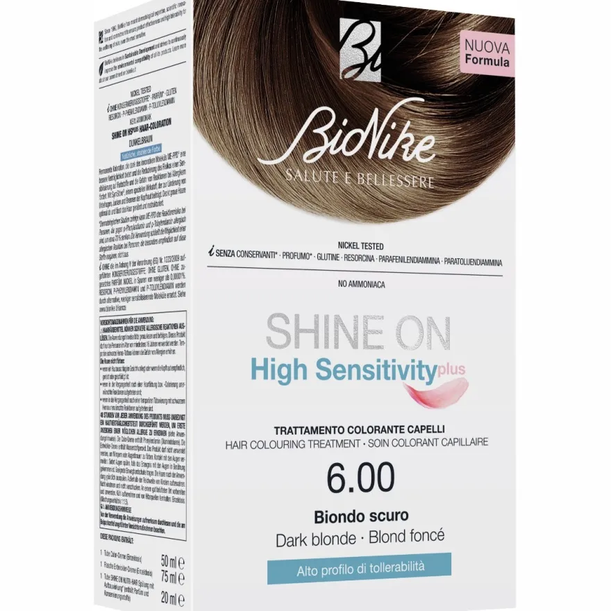 Bionike Shine On High Sensitivity Plus Biondo Scuro 6.00