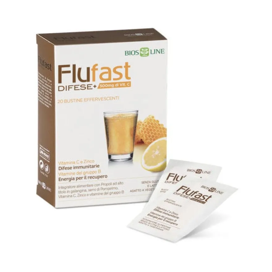 Bios Line Apix Flufast Difese+ 20 Bustine Effervescenti