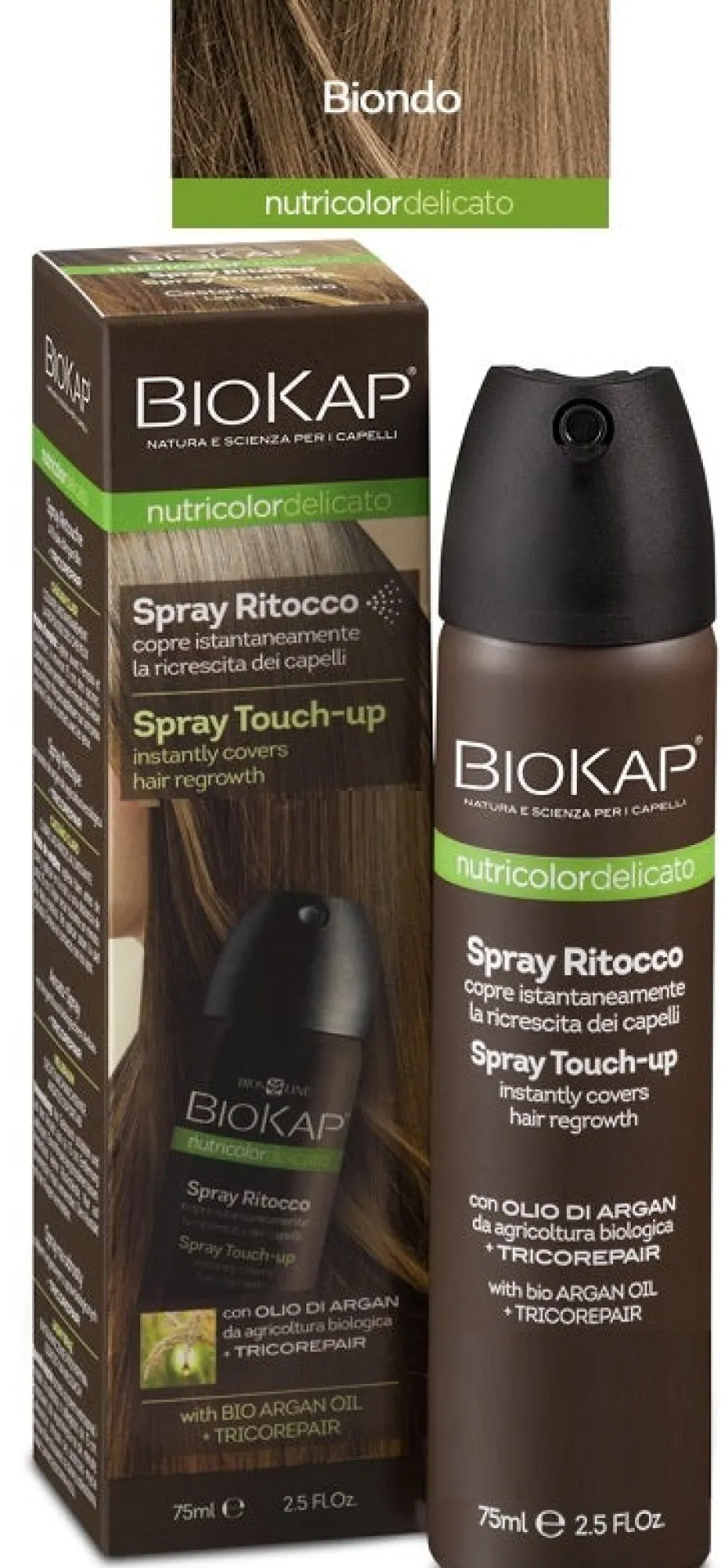 Bios Line Biokap Nutricolor Spray Ritocco Biondo 75ml