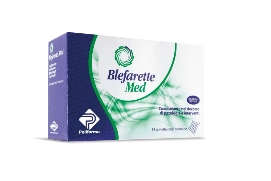 Blefarette Med Salviette Oculari 14 Pezzi per Igiene Occhi