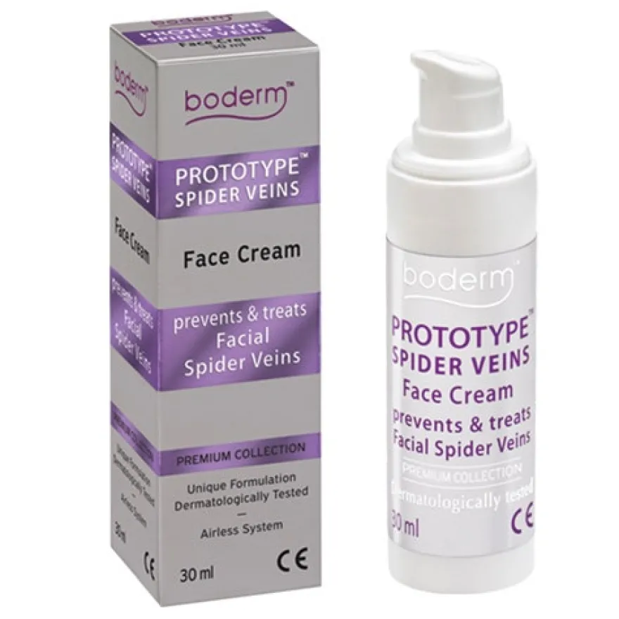 Boderm Prototype Spider Veins Crema Viso Per Teleangectasie 30ml