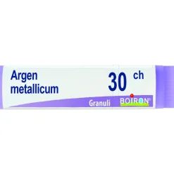 Boiron Argentum Metallicum Globuli 30Ch Dose 1g