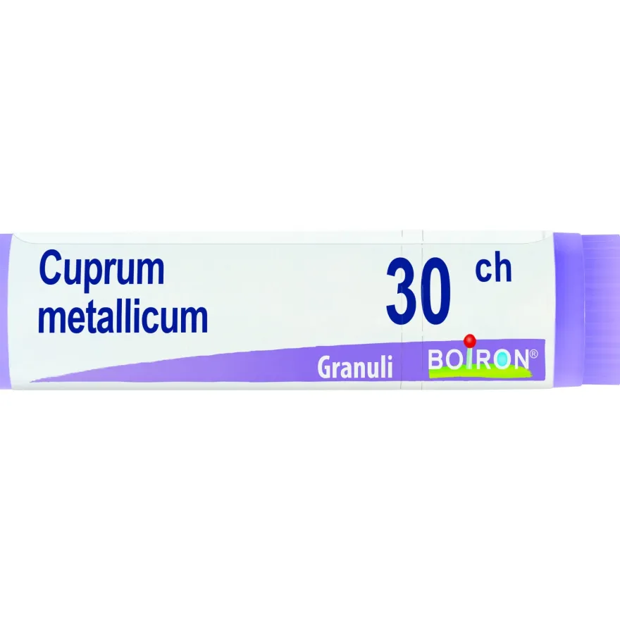 Boiron Cuprum Metallicum Globuli 30Ch Dose 1g