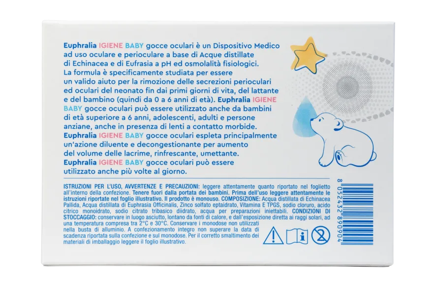 Boiron Euphralia Igiene Baby Gocce Oculari 10 Fiale Monodose