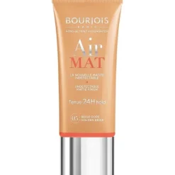 Bourjois Air Mat Foundation Fondotinta Liquido Opacizzante A Lunga Tenuta 05 Golden Beige 2.4g