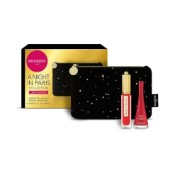 Bourjois Kit Pochette + Rossetto Liquido 3,5ml + Smalto One Second 9ml
