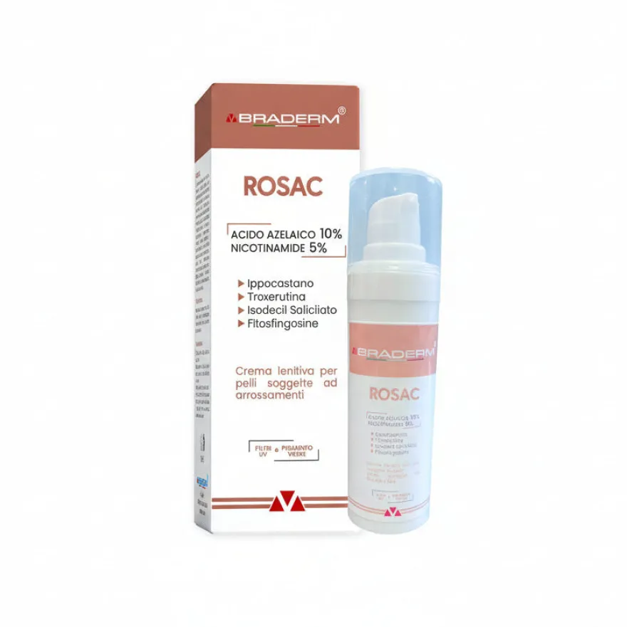 Braderm Rosac Crema Viso Lenitiva 30ml