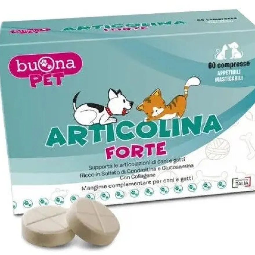 Buona Pet Articolina Forte Mangime Complementare Per Cani E Gatti 60 Compresse