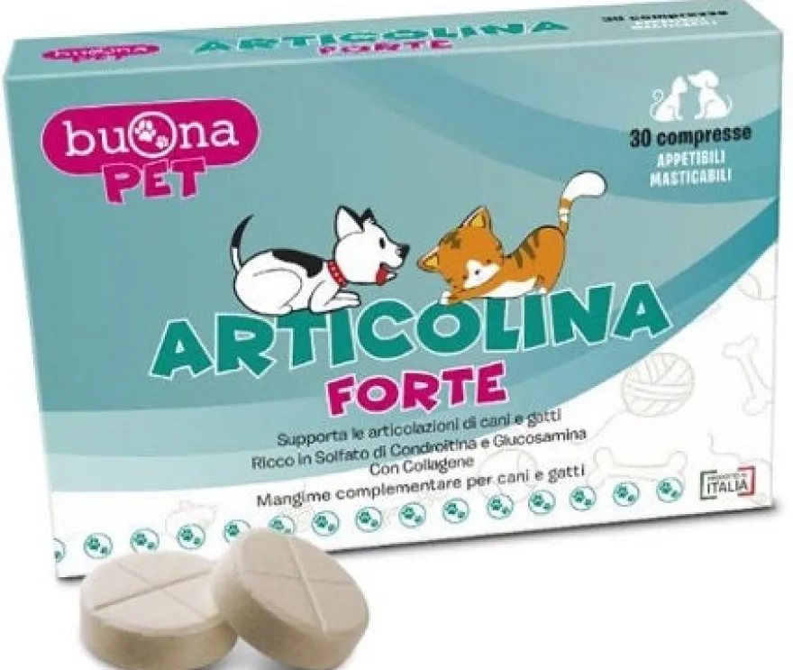 Buona Pet Articolina Forte Mangime Complementare Per Cani E Gatti 30 Compresse