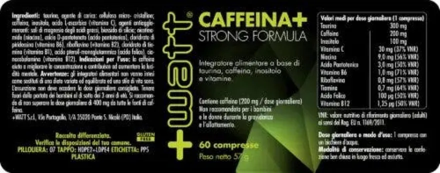 Caffeina+ Strong Formula 60 Compresse