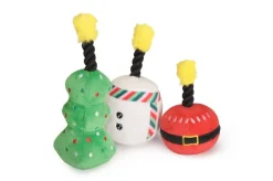 Camon Candele Natalizie in Peluche Con Squeaker Per Cani
