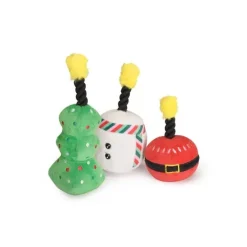 Camon Candele Natalizie in Peluche Con Squeaker Per Cani