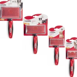 Camon Cardatore Con Denti In Acciaio Punte Arrotondate Per Cani E Gatti 6x4,5cm