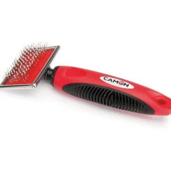 Camon Cardatore Con Denti In Acciaio Punte Arrotondate Per Cani E Gatti 12x5,5cm