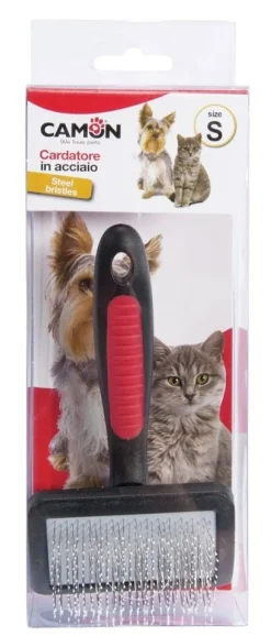 Camon Cardatore in Acciaio Per Cani/Gatti Misura Small