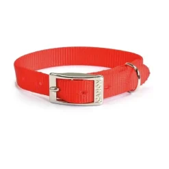 Camon Collare In Nylon Per Cani Colore Rosso 25x650mm