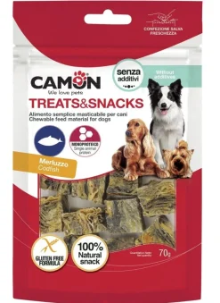 Camon Cubi Di Pelle Di Merluzzo Per Cani 70g 3x3cm