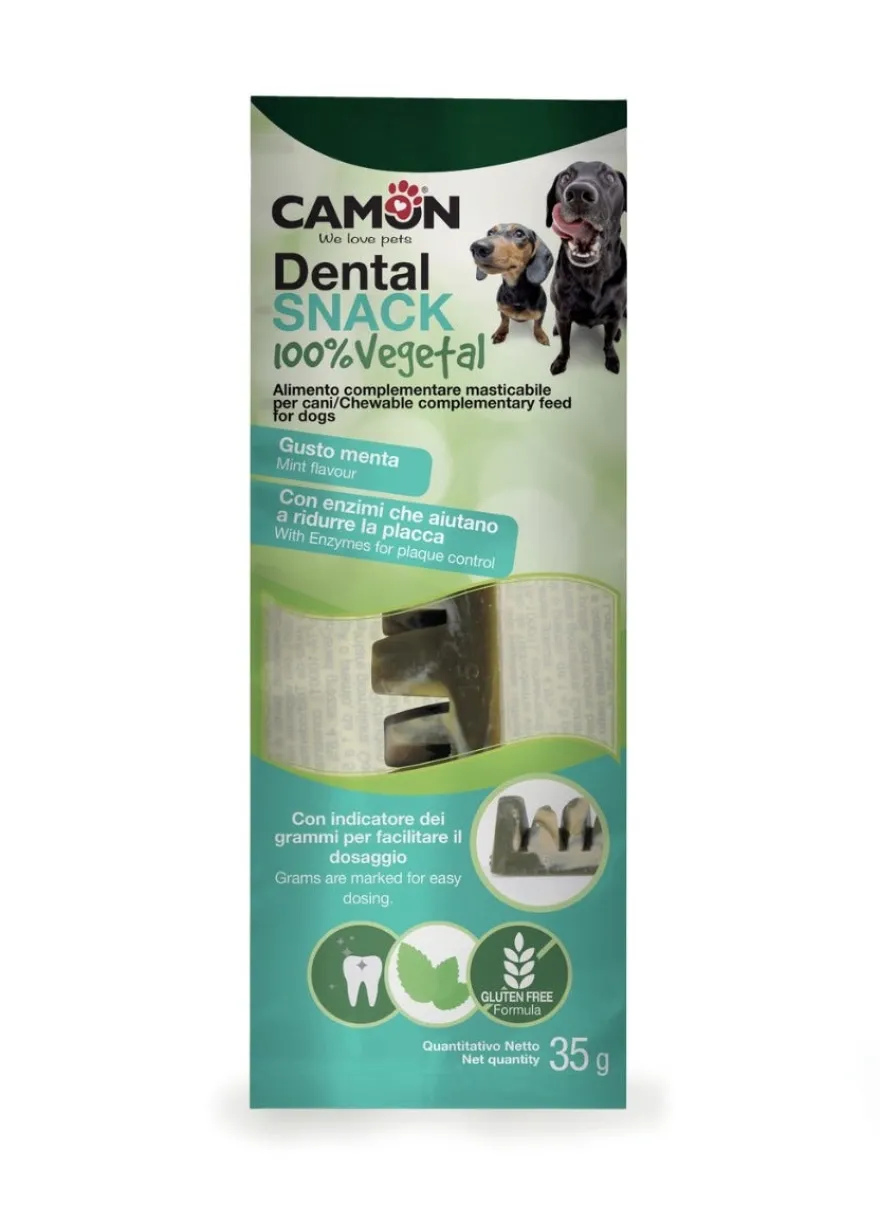 Camon Dental Snack Con Enzimi Attivi Per Cani 35g 12cm