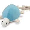 Camon Gioco Per Cani Peluche Tartaruga Con Squeaker E Corda