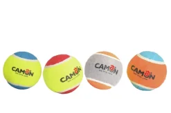 Camon Palla Da Tennis Rimbalzante In Gomma Piena Per Cani 6,2cm