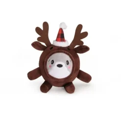 Camon Pupazzo A Forma Di Renna In Peluche Con Squeaker