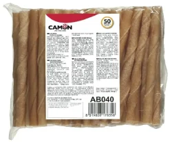 Camon Rolls In Pelle Bovina Per Cani 12.5cmx8/9mm Busta 400g
