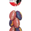 Camon Treccia Palle Rugby In Vinile Per Cani 18/23cm