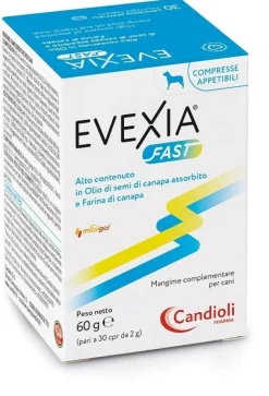 Candioli Evexia Fast Mangime Complementare Per Cani 30 Compresse
