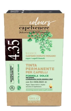 Capelvenere Colours Tinta Capelli 4,35N Castano Dorato Mogano