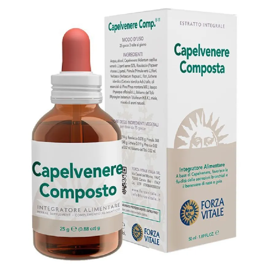 Capelvenere Composto Ecosol Gocce 50ml