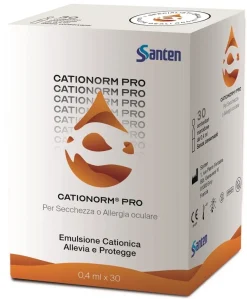 Cationorm Pro Ud 30 Flaconcini Monodose 0,4ml Occhi Secchi