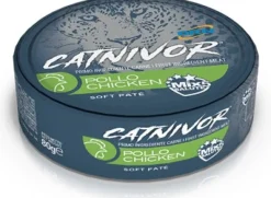 Catnivor Cibo Umido Pollo Per Gatti Adulti Lattina 80g