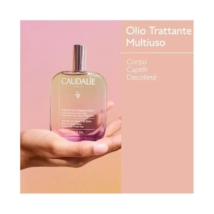 Caudalie Olio Trattante Lisciante Luminosità Corpo/Capelli /Decolleté 100ml