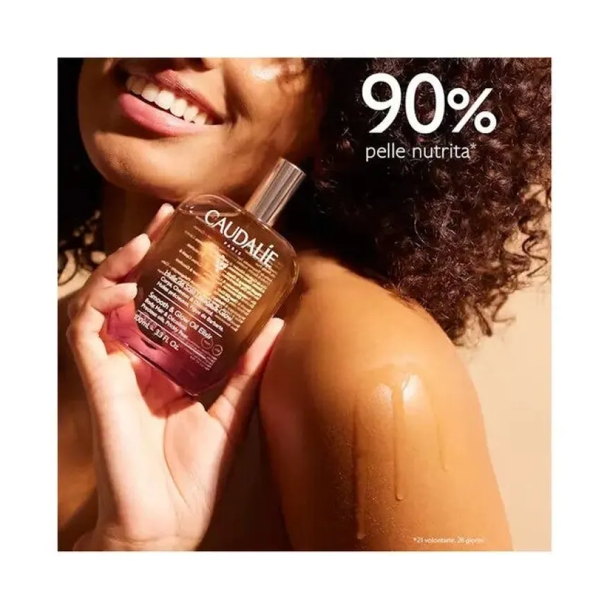 Caudalie Olio Trattante Lisciante Luminosità Corpo/Capelli /Decolleté 100ml