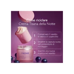 Caudalie Resveratrol-lift Crema Tisana Notte 50ml Idratante