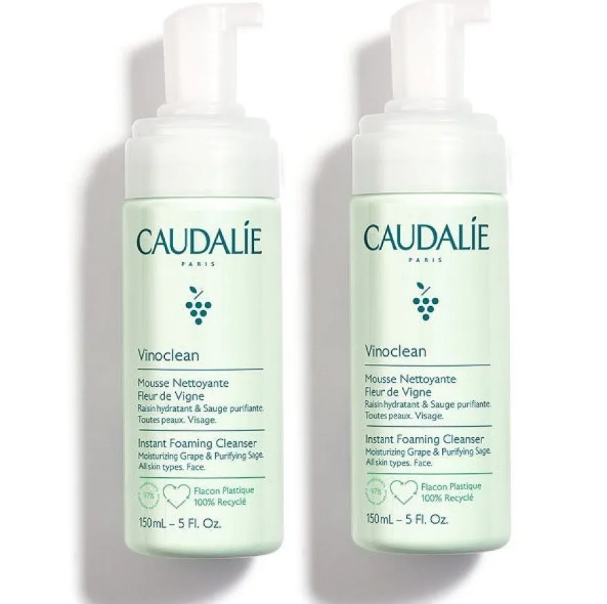 Caudalie Vinoclean Schiuma Detergente 150ml+150ml Offerta