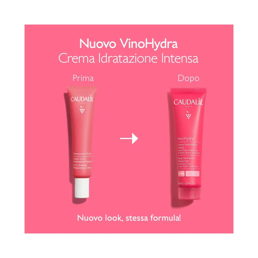 Caudalie Vinohydra Crema Idratazione Intensa Viso 60ml