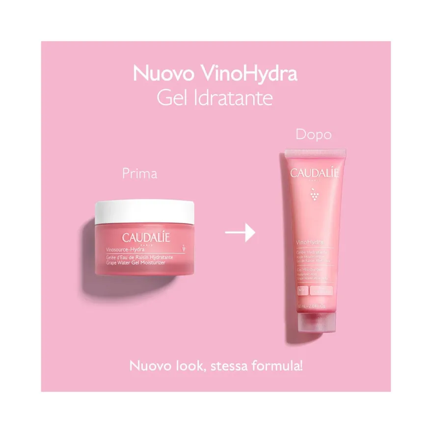 Caudalie Vinohydra Gel Idratante Viso 60ml