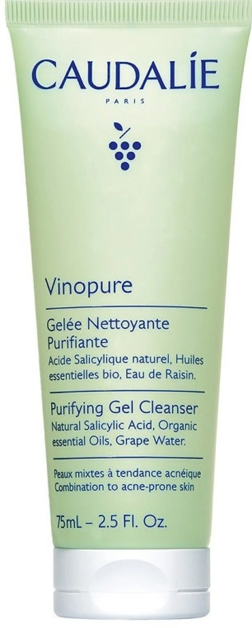 Caudalie Vinopure Gel Detergente Purificante 75ml