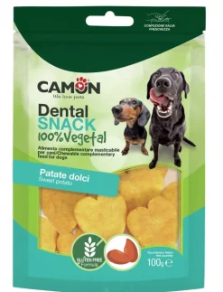 Cemon Bauveg Snack Cuoricini Con Patata Dolce Per Cani 100g 4,5cm
