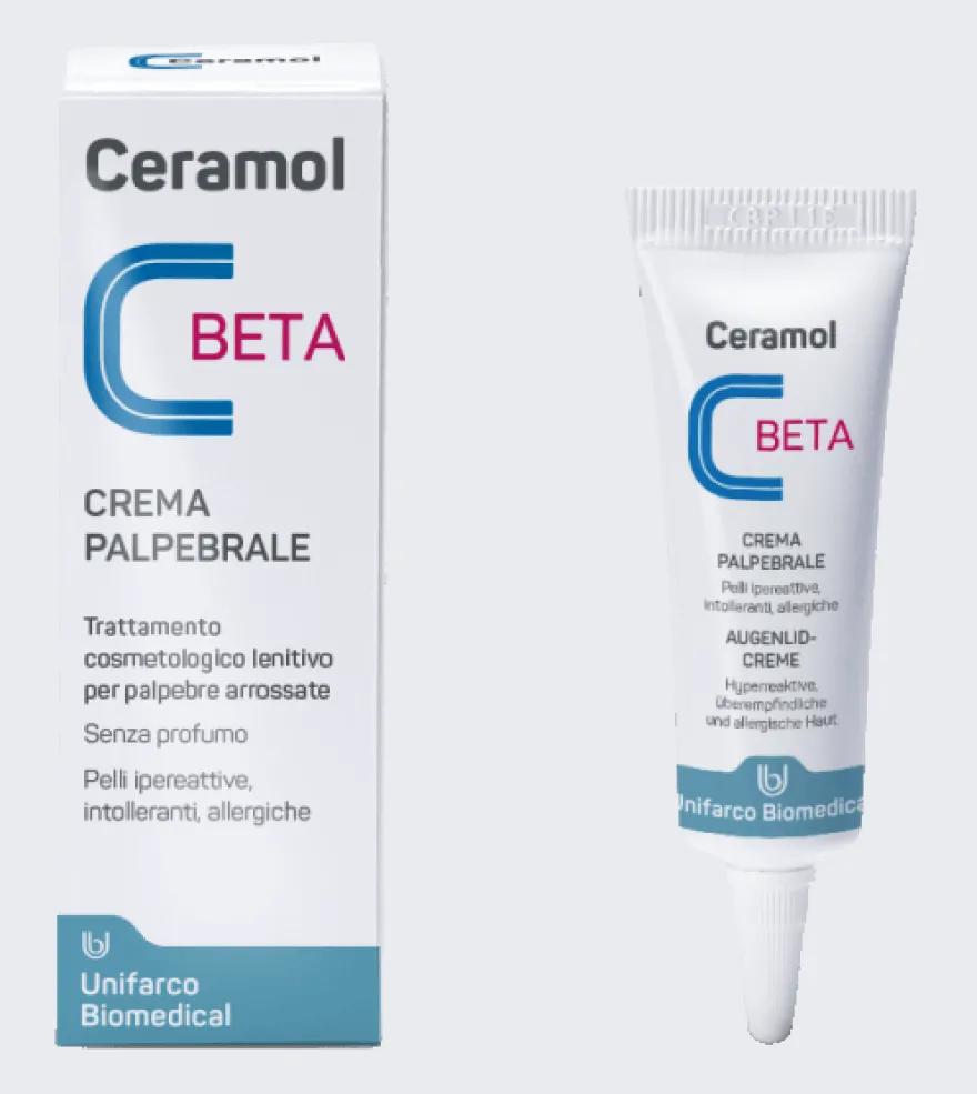 Ceramol Beta Crema Palpebrale 10ml - Idratazione Occhi Sensibili