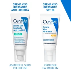 CeraVe Crema Viso Idratante Anti-lucidità Pelle Grassa e Mista 50ml
