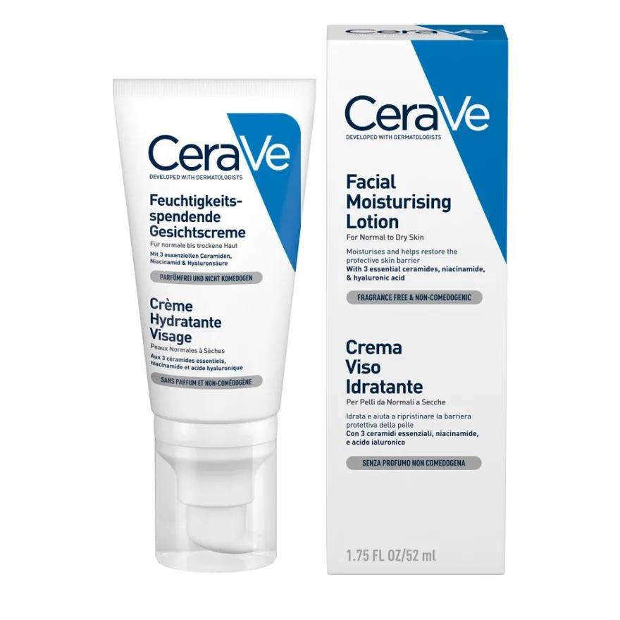 CeraVe Crema Viso Idratante Con Acido Ialuronico 50ml